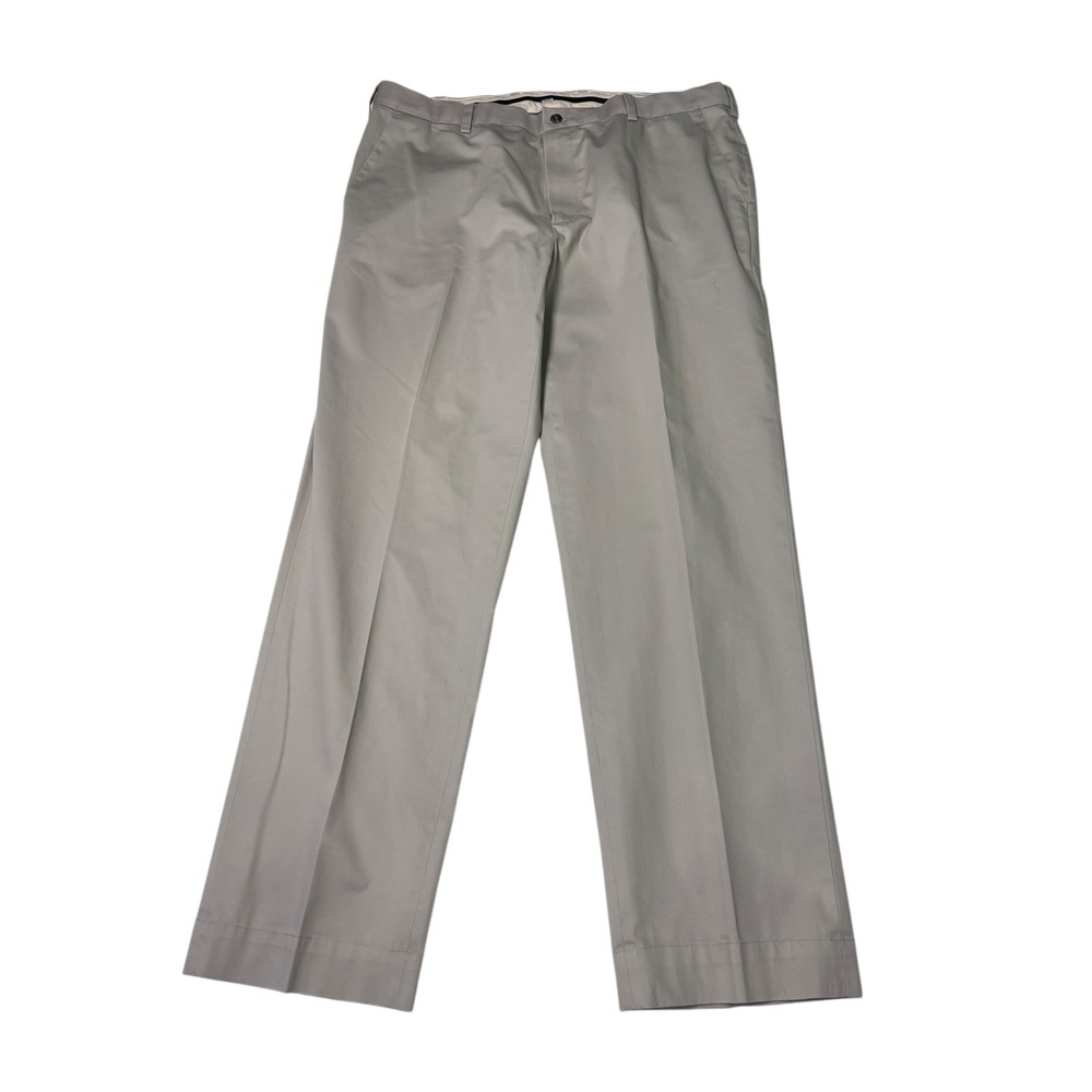 Brooks Brothers Advantage Chino Stretch Clark Fit Mens Pants Tan W40 L32
